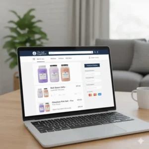 A secure e-commerce website interface for users wondering where do i get bath salts online with fast shipping.