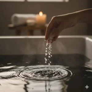 Image of the eco-friendly and attractive retail packaging options for the high-quality bath salts for sale in stores.