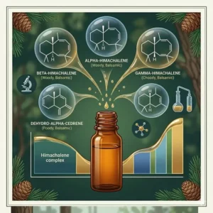 An ultrasonic diffuser releasing a calming mist of a fragrant essential oil starts with at in a cozy room.