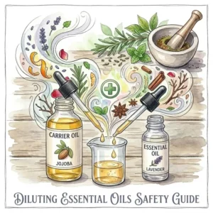 A guide on diluting carrier oils to ensure what essential oils smell good are used safely.
